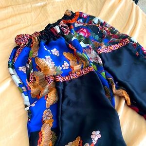 ZARA silky slim fun pants WITH POCKETS - RARE